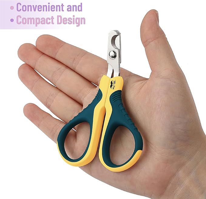 Mr. Pen Cat Nail Trimmer - Yellow &amp; Gray Cat Claw Clippers for Pets &amp; Kittens