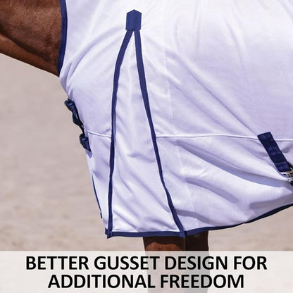 Schneiders Soft Interlock Mesh II Horse Fly Sheets | Superior UV &amp; Insect Protection | Versatile Euro Fit Option | Reflective Safety Design
