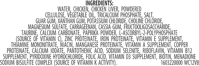 Nutrish Rachael Ray Grain Free Wet Cat Food, Chicken &amp; Liver Recipe, 2.8 oz. Cup, 24 Count