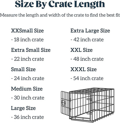 Stoutwool 4" Indestructible Dog Bed - Orthopedic Chew Proof Dog Crate Pad - Fluffy Kennel Mat for Aggressive Chewers - Ideal for Small Breeds &amp; Fits 24-Inch Crate - 23"x16", Charcoal