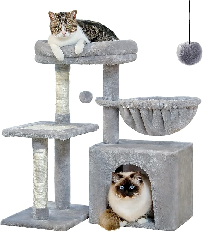 PEQULTI Small Cat Tree, [28.5&