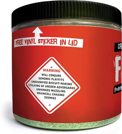 Fiend Catnip Safety-Cut 100% Pure Potent Fine Cat Nip for Cats &amp; Kittens – Ultra Potent, North American – 1 Cup (34.5g) Canister – Go Ahead, Create a Monster!