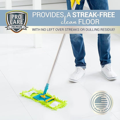 ProCare Floor Cleaner (Made in USA) | Tile, Stone, Laminate, Vinyl &amp; Natural Wood Floor Cleaner for Mopping, Household Supplies, Cleaning Solution with Citrus Aroma - 1 Gal (128 Fl Oz)