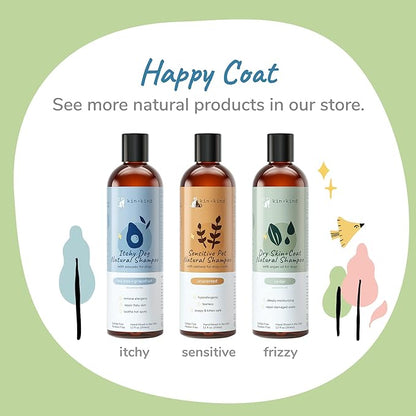 kin+kind Cat &amp; Dog Conditioner with Shea Butter All-Natural Formula with Betaine &amp; Aloe Moisturize &amp; Restore Coat for Dogs and Cats Shed Defender &amp; Coat Defense Pet Defender S 12 fl oz Made in USA