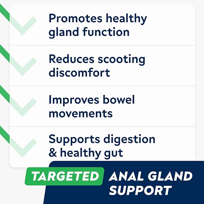 STRELLALAB Anal Gland Support Chews - Scoot Treatment - Digestive Enzymes, Prebiotics &amp; Fiber Supplement for Dogs Digestion &amp; Gut Health. Proprietary Blend of Beet, Psyllium, Dandelion &amp; Pumpkin 120Ct