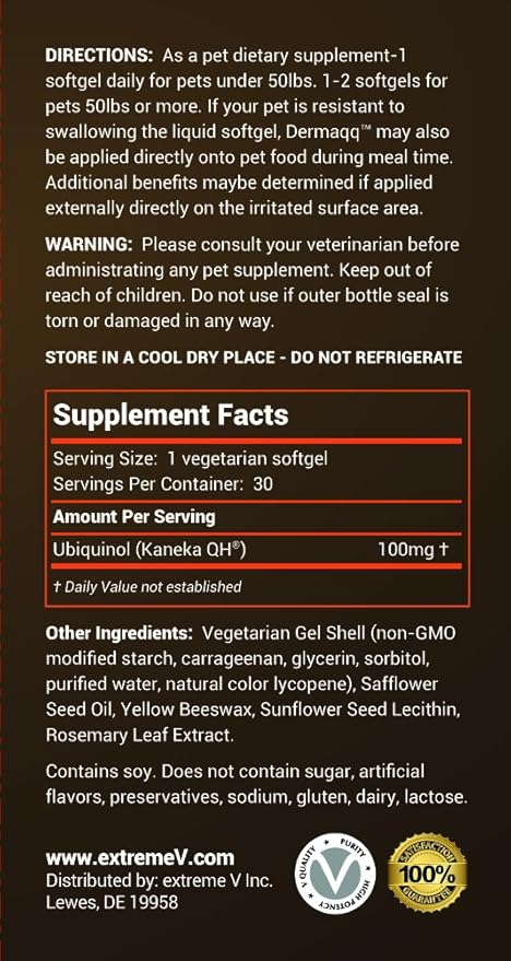 Dermaqq Dog &amp; Cat Hot Spots, Hair Loss, Dermatitis Support