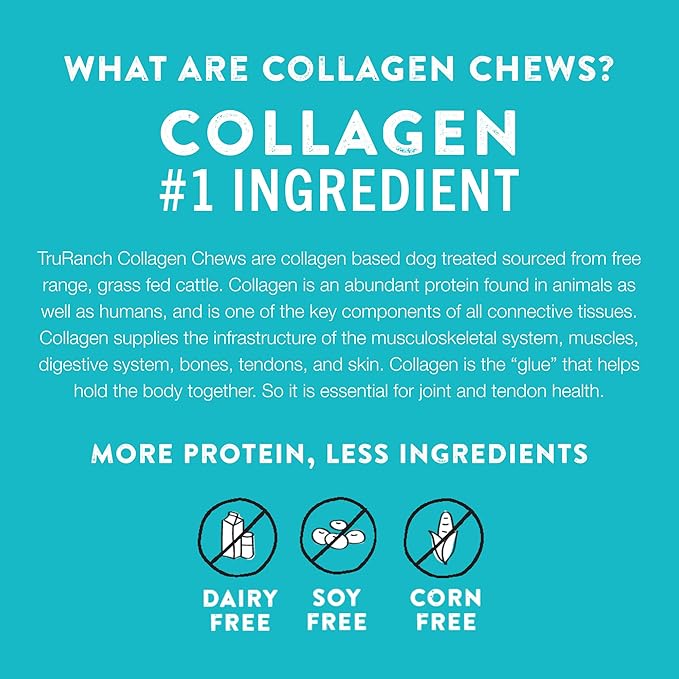 Collagen Rolls - 9" Collagen Rolls for Dogs - Long Lasting Healthy Joint Support - Rawhide Alternative - Skin &amp; Coat Health - Made with Real Beef, Value Pack, 15 Bags, 45 Count
