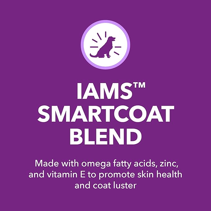 IAMS Advanced Health Skin &amp; Coat Adult Dry Dog Food Chicken and Salmon Recipe, 36 lb. Bag