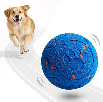 Dog Balls: Interactive Dog Ball Auto Rolling - Interactive Dog Toys for Aggressive Chewers - Bouncy &amp; Throwable, Type-C Rechargeable, Washable, for Small &amp; Medium &amp; Large Dogs – Blue