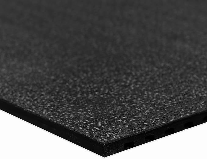 Heavy Duty Horse Stall Mats (20 Pack) - Stable Mats, Durable 3/4 in. Thick Rubber Flooring - Solid Black - 3.5&