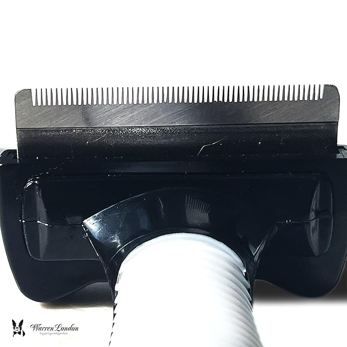 Warren London Medium Long-Hair Deshedding Brush | 2.5″ Stainless ¼″ Teeth | Breaks Up Mats &amp; Captures Loose Undercoat | For Spaniels, Aussies &amp; Mixed Breeds