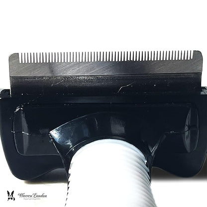 Warren London Medium Long-Hair Deshedding Brush | 2.5″ Stainless ¼″ Teeth | Breaks Up Mats &amp; Captures Loose Undercoat | For Spaniels, Aussies &amp; Mixed Breeds