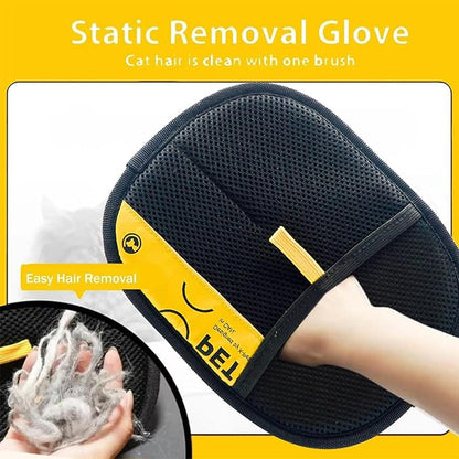 Pet Hair Removal Glove for Cats &amp; Dogs,Pet Hair Remover Electrostatic Gloves,Efficient Pet Grooming Gloves,Reusable Cat &amp; Dog Hair Remover for Couch, Furniture, Carpet, Curtain(3PC)