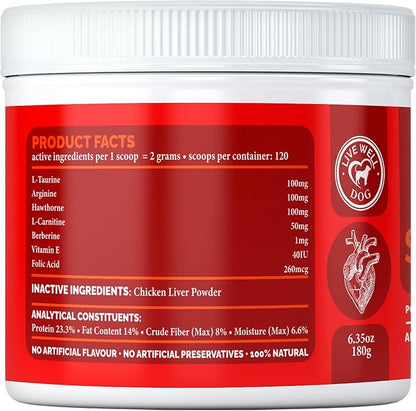 Heart Formula for Dogs &amp; Cats 6.35 oz, 180g