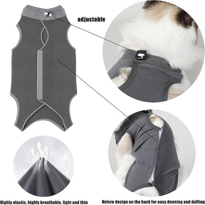 Yanniwani Cat Recovery Collar - Waterproof, Anti-bite &amp; Anti-lick Wound Healing Safe, Adjustable Elizabethan Collar for Cats After Surgery (Black, M)