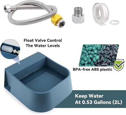 NAMSAN Automatic Dog Water Dispenser with Float Valve, 3/4&