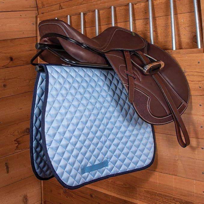 Saddle Rack with Pad Bar for Horse Enthusiast | Heavy-Duty Saddle Rack Wall Mount | Western &amp; English Saddle Rack | Keeps Tack Organized