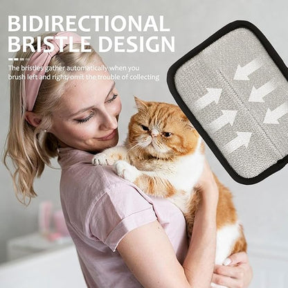 6 Pcs Pet Hair Removal Glove, Electrostatic Pet Hair Remover Gloves, Reusable Cat &amp; Dog Hair Cleaning Gloves, Suitable for Couch, Furniture, Blankets, Curtain, Car Seat