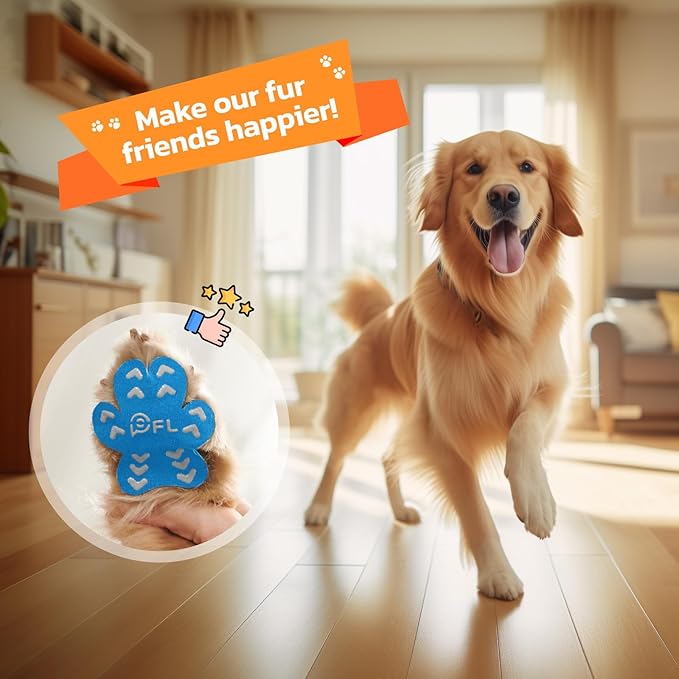 Non-Slip Paw Protector Pads for Senior Dogs, Anti-Slip Rubber Traction Stickers, Protect Dogs&