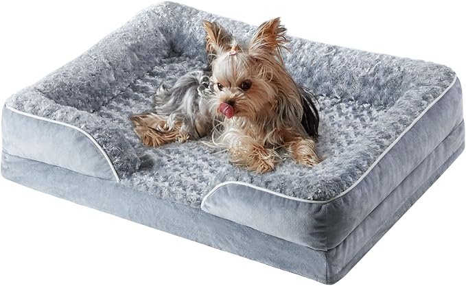WNPETHOME Dog Beds for Large Sized Dogs, Washable Orthopedic Dog Couch Sofa Bed with Waterproof Lining &amp; Non-Skid Bottom for Pet Sleeping
