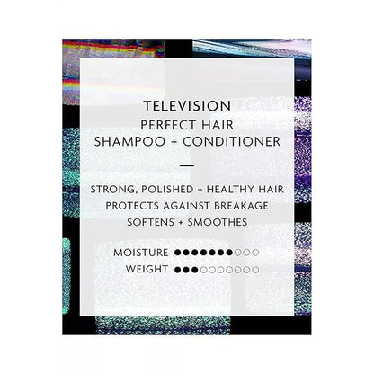 R+Co Television Perfect Hair Shampoo &amp; Conditioner Set + Sample (0.5oz) | Lightweight + Smoothing + Volume | Vegan + Cruelty-Free | 33.5oz (pack of 2)