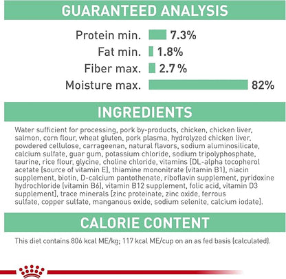 Royal Canin Feline Care Nutrition Digestive Care Loaf in Sauce Canned Cat Food, 5.1 oz can (24-count)