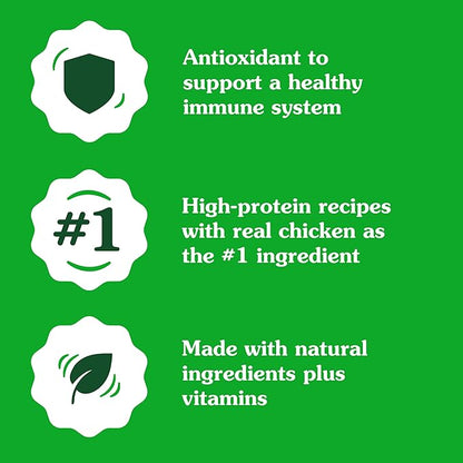 Greenies Smart Topper High Protein Wet Mix-in for Dogs, Chicken, Beef, Sweet Potatoes, Potatoes &amp; Spinach Recipe in Vitabroth Broth- Bone Broth + Vitamins E &amp; B1, 10 Count