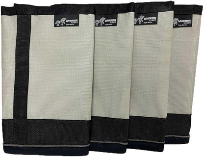 Warrior Fly Boots for Horses - Breathable Mesh Horse Boots for Fly Protection &amp; Leg Comfort - Set of 4 (Trojan Warrior, Gray)