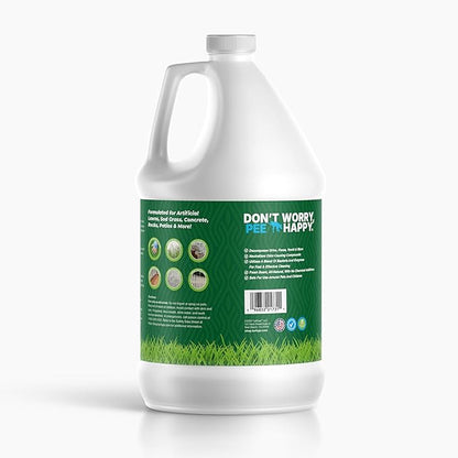 Urine &amp; Odor Turf Detox: Gallon Refill of Professional Enzyme Cleaner &amp; Odor Eliminator for Artificial Grass, Turf, Concrete, Patio &amp; Kennels, Pet Urine Enzymatic Cleaner for Dogs &amp; Cats