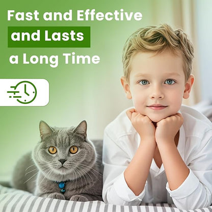 Calming Diffuser Kit for Cat, Cat Pheromone Calming Diffuser Starter Helps Ruduce Anxious, Anti-Stress &amp; Comforts Cats (2 Diffuser + 6 Refills)