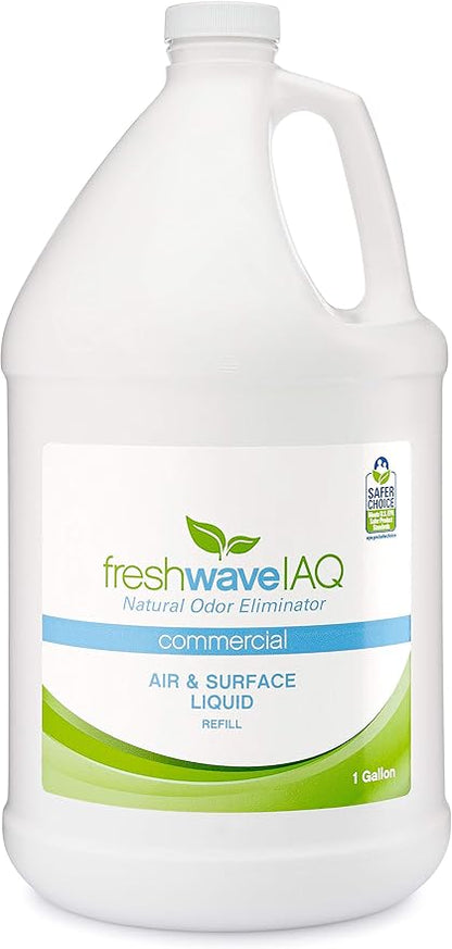 Fresh Wave IAQ Commercial Odor Eliminating Air &amp; Surface Liquid, 1 Gallon | Safer Odor Relief | Natural Plant-Based Odor Eliminator | Odor Absorber for Home or Commercial Areas