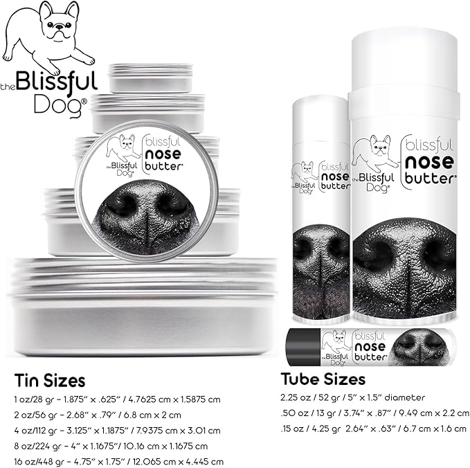 The Blissful Dog Leonberger Unscented Nose Butter - Dog Nose Butter, 1 Ounce