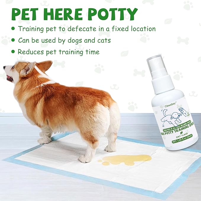 Dog Potty Spray Set, No-Go Spray &amp; Potty Training Spray, Puppy Essentials, Stops Urination &amp; Marking, Indoor and Outdoor Use (1.69 fl oz)