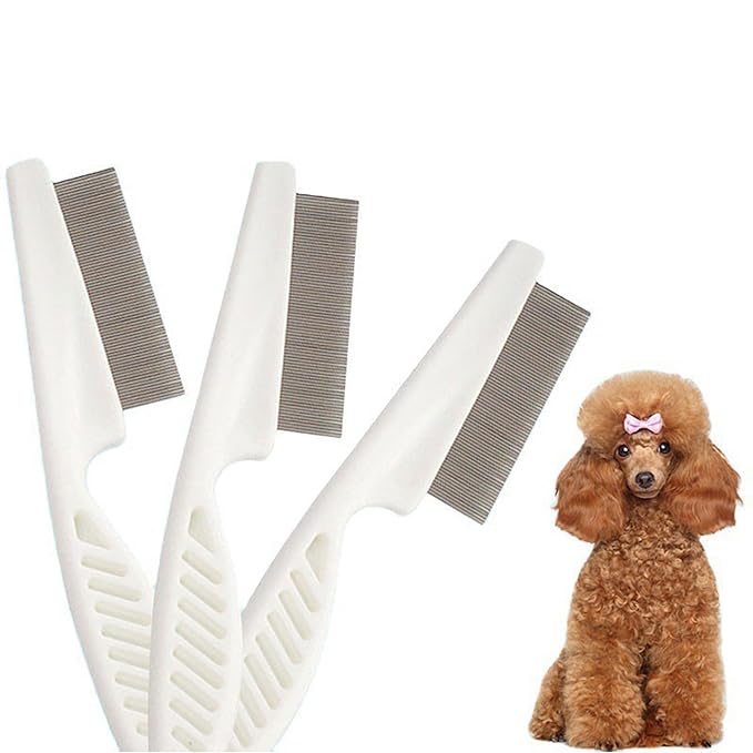 Pet Grooming Comb for Cats &amp; Dogs Removing Tangles and Knots Removes Tangles Knots Stainless Steel Pins Tear Stain Removal