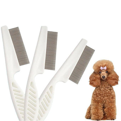 Pet Grooming Comb for Cats &amp; Dogs Removing Tangles and Knots Removes Tangles Knots Stainless Steel Pins Tear Stain Removal