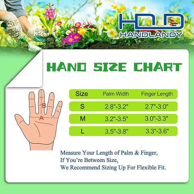 HANDLANDY Long Gardening Gloves for Men &amp; Women, Thorn Proof Rose Pruning Gloves Leather Gauntlets Garden Glove Yard Work Glove (Large, Grey)