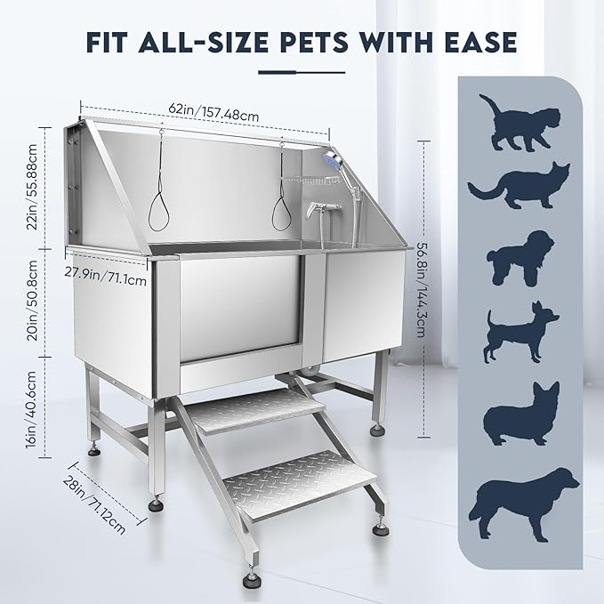 Dog Grooming Tub 62&