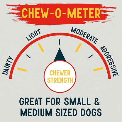 Canine Chews 5" Chicken Coated Sticks - Pack of 45 USA-Sourced Rawhide Dog Treats - Protein-Dense Wrapped Chews With 100% Real Chicken Coating