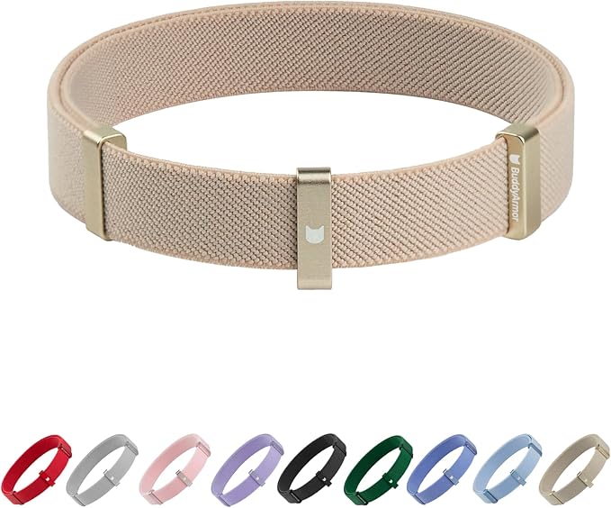 Safety Cat Collar - U.S. IDA Gold Awarding Design, Elastic Quick Release, Non Breakaway - Lightweight for Kitten, Neck Fit 7.8&