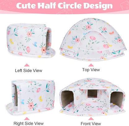 Unicorn Catcher Large Cozy Pet Bed &amp; Tunnel - Warm &amp; Washable, Suitable for Guinea Pigs, Hamsters, Chinchillas &amp; Bunnies