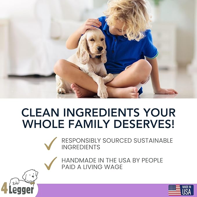 All Natural Organic Oatmeal Dog Shampoo for Itchy Skin with Aloe, Coconut &amp; Lavender Essential Oil, Hypoallergenic, Moisturizing for Normal, Dry, Itchy, or Sensitive Skin, USA Made, 16 oz