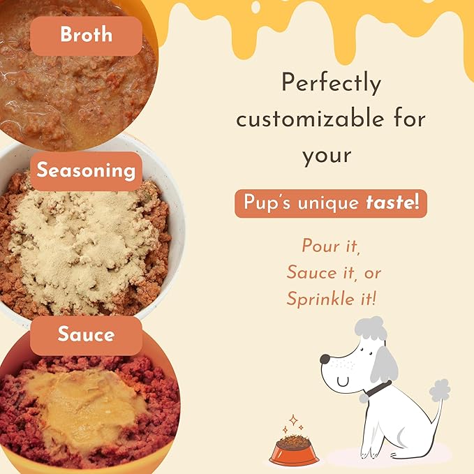 PawCo Magic Topper Original - Dog Food Topper for Picky Eaters, Grain-Free Meal Enhancer, Supports Immune &amp; Digestive Health, 160g