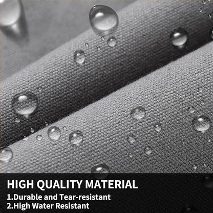 Coverado Front Seat Covers, Waterproof Canvas Seat Protector for Car Seat Cushions for Kids &amp; Dogs, Seat Covers Compatible with 2015-2025 Ford F150 &amp; 2017-2025 Ford F250 F350 F450(Gray, 2PCS)