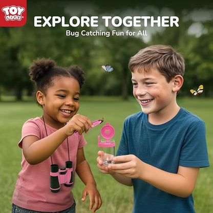 TOY Life Kids Explorer Kit with Bug Catcher for Kids, Bug Catching Kit with Bug Toys, Kid Safari Vest &amp; Hat, Compass, Binoculars, Magnifying Glass, Educational Outdoor Toys Kid Adventure Kit
