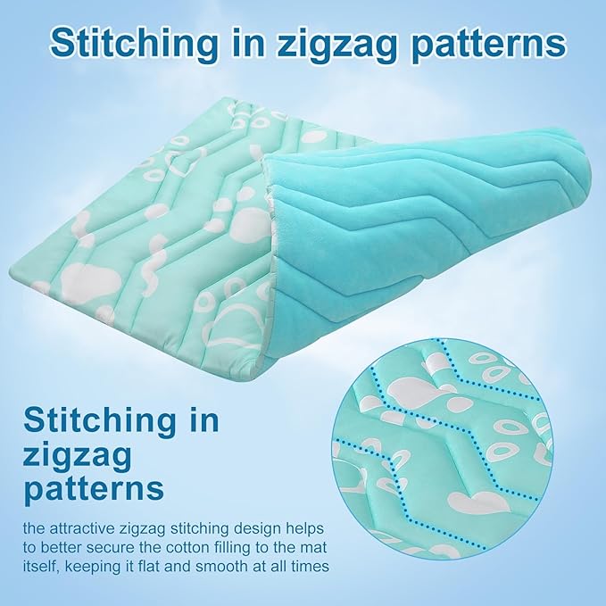 BEAUTYZOO Upgrade Dog Cooling Mat Extra Large, Reversible Self-Cooling Mat for Dogs, Thicken Pet Ice Cool Pad Blanket for Summer Kennel Sofa Bed Floor Car Seat, Machine Washable&amp;Foldable, 59"x40"