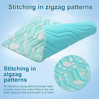 BEAUTYZOO Upgrade Dog Cooling Mat Extra Large, Reversible Self-Cooling Mat for Dogs, Thicken Pet Ice Cool Pad Blanket for Summer Kennel Sofa Bed Floor Car Seat, Machine Washable&amp;Foldable, 59"x40"