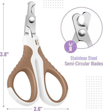 Mr. Pen Cat Nail Trimmer - Brown, Claw Clippers for Cats &amp; Kittens, Also Suitable for Small Dogs