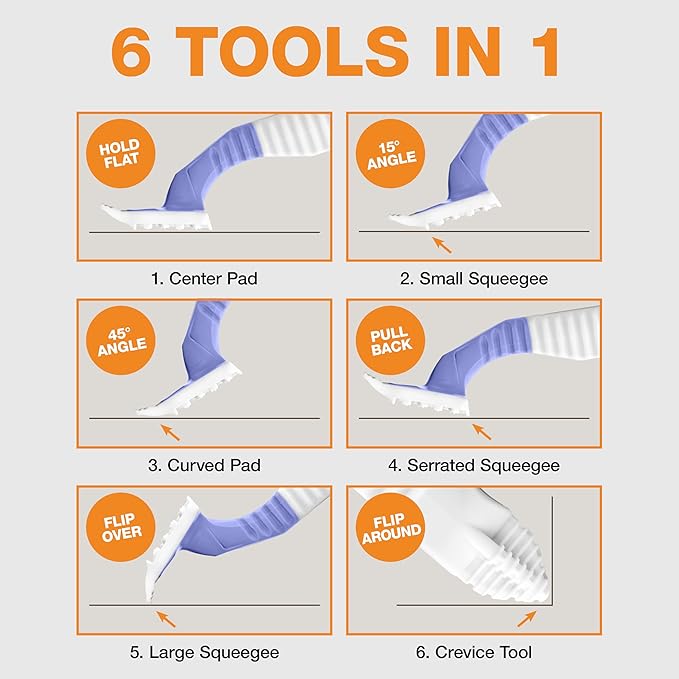 FurDozer X6 Pet Hair Remover &amp; Auto Detailing Tool - Cat &amp; Dog Hair Remover for Carpets, Car Interiors, Couches, Bedding, &amp; Furniture - Reusable Pet Hair Removal Tool for Cat &amp; Dog Fur &amp; Lint, Purple