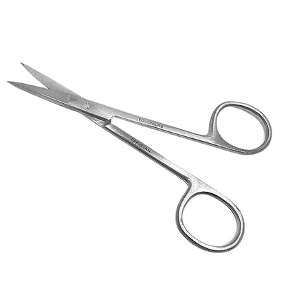 Cynamed Iris Micro Dissecting Precision Lab Scissors, Fine Point Straight - Perfect for Doctors, Nurses, EMS, Students, Education &amp; Training and More (Pack of 5)