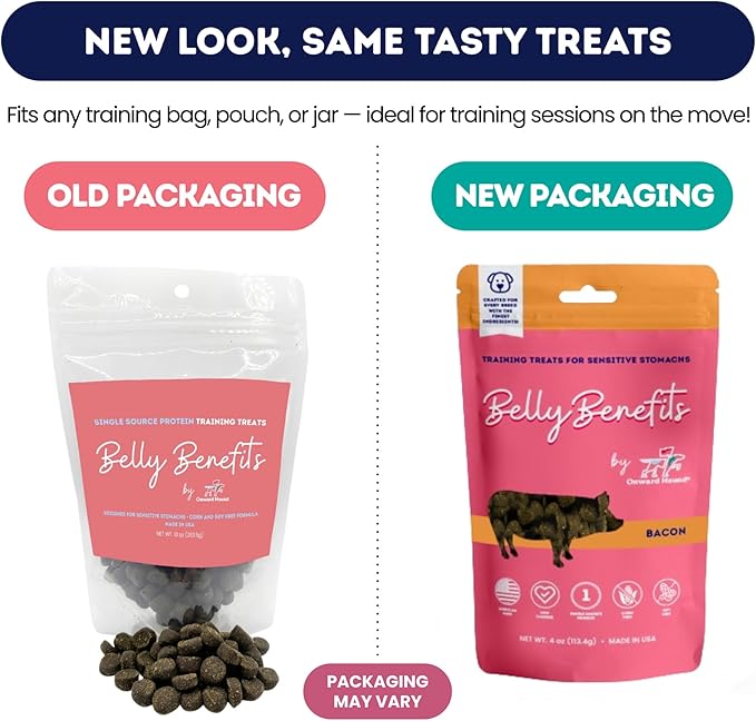 Training Treats for Dogs - Soft Salmon - Low Calorie Dog Training Treats for Sensitive Stomachs with Single Source Premium Protein, Corn Free, &amp; Soy Free Formula - 4 oz